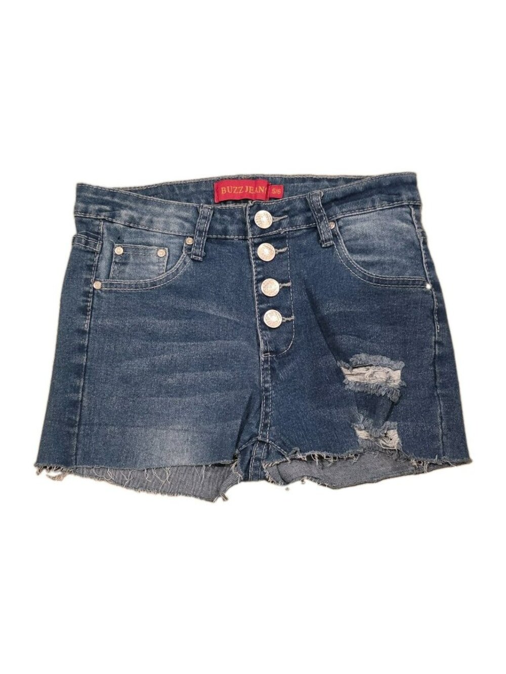 River Rat Cutoffs – Handmade Denim Shorts | Upcycled Jeans | Size 5/6
